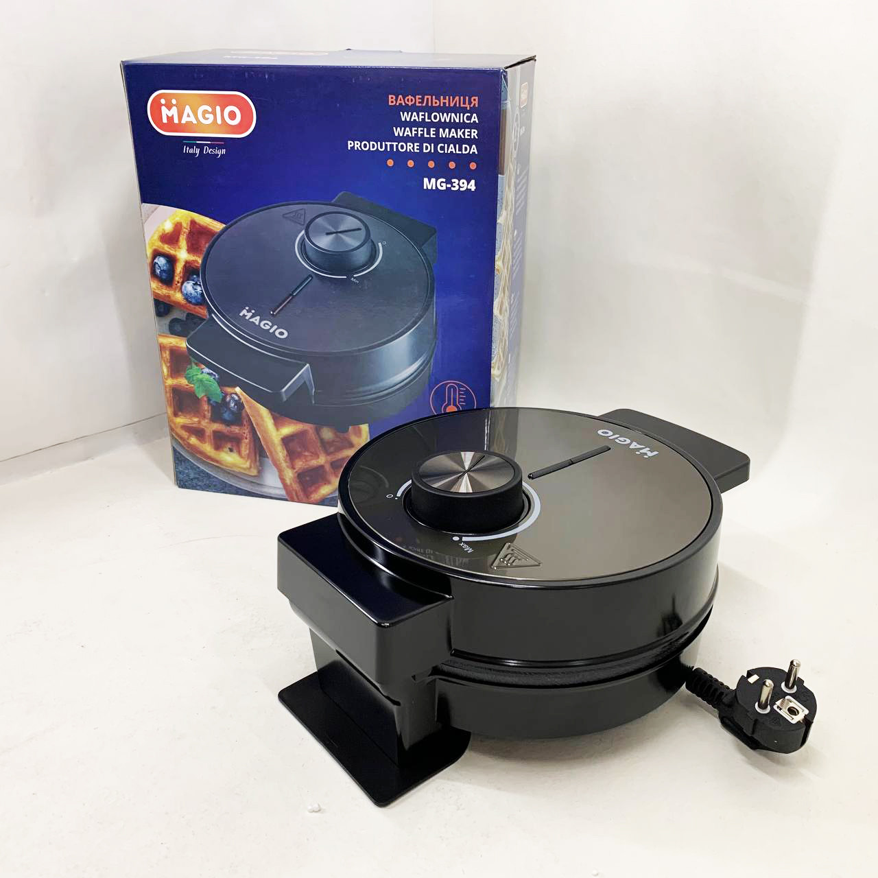 Вафельниця електрична млинця для вафель випікання вафель MAGIO MG-394 1025 Вт, Електронна вафельниця XA-12, фото 1