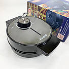 Вафельниця електрична млинця для вафель випікання вафель MAGIO MG-394 1025 Вт, Електронна вафельниця XA-12, фото 6