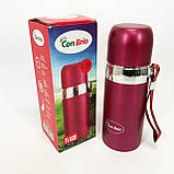 Термокружка з вакуумною ізоляцією Con Brio CB-381 350 мл, Термочашки для гарячих напоїв JH-51, фото 2