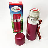 Термокружка з вакуумною ізоляцією Con Brio CB-381 350 мл, Термочашки для гарячих напоїв JH-51, фото 4