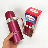 Термокружка з вакуумною ізоляцією Con Brio CB-381 350 мл, Термочашки для гарячих напоїв JH-51, фото 5