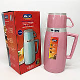 Термос для напоїв на спеку Magio, Термос питний туристичний Стильний компактний Баночка-термос OV-39, фото 2