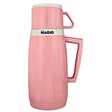 Термос для напоїв на спеку Magio, Термос питний туристичний Стильний компактний Баночка-термос OV-39, фото 4