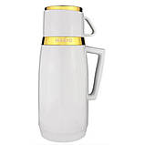 Термос для теплих напоїв Magio MG-1050W 1 л, Термокружка з вакуумною ізоляцією, Термокружка для походу YR-78, фото 7