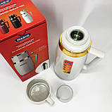 Термос для теплих напоїв Magio MG-1050W 1 л, Термокружка з вакуумною ізоляцією, Термокружка для походу YR-78, фото 8