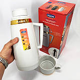 Термос для теплих напоїв Magio MG-1050W 1 л, Термокружка з вакуумною ізоляцією, Термокружка для походу YR-78, фото 9