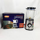 Якісний подрібнювач зі скляною чашею MAGIO, Побутовий подрібнювач продуктів для дому TQ-97, фото 7