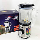 Якісний подрібнювач зі скляною чашею MAGIO, Побутовий подрібнювач продуктів для дому TQ-97, фото 8