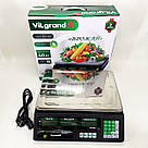 Ваги торговельні до 50 кг е 50кг на стіл ViLgrand VES-6V-40 40 кг, Ваги для ринку Ваги електронні RF-44, фото 2