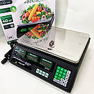 Ваги торговельні до 50 кг е 50кг на стіл ViLgrand VES-6V-40 40 кг, Ваги для ринку Ваги електронні RF-44, фото 9