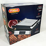 Гриль електричний MAGIO MG-355, Гриль контактний подвійний гладкий двосторонній контактний CJ-29, фото 2