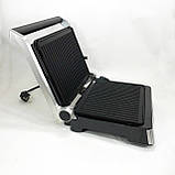 Гриль електричний MAGIO MG-355, Гриль контактний подвійний гладкий двосторонній контактний CJ-29, фото 5