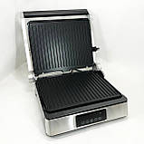 Гриль електричний MAGIO MG-355, Гриль контактний подвійний гладкий двосторонній контактний CJ-29, фото 7