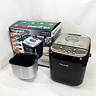 Електрична побутова хлібопічка ViLgrand, Електр Домашня випічка хлібопічка з РК-дисплеєм DI-98, фото 3