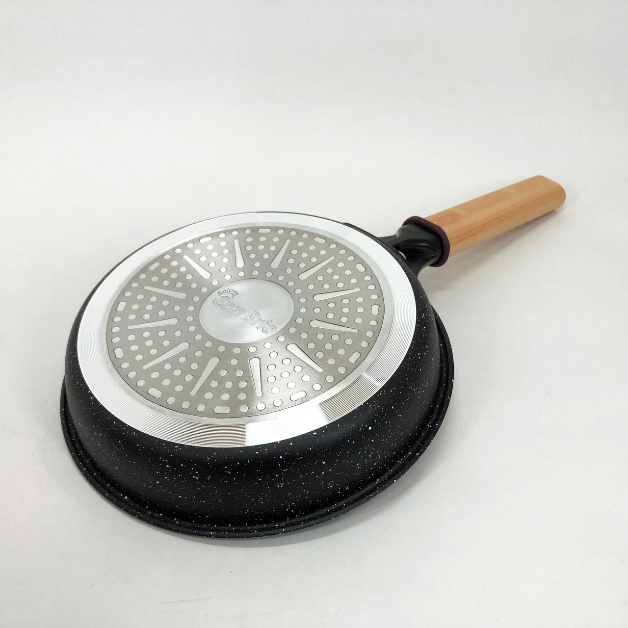 Практична сковорода для кухні Con, Лита сковорода з антипригарним покриттям, Довговічні сковорідки EL-52, фото 1