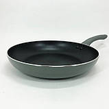 Сковорода з антипригарним покриттям, Сковорода для приготування на будь-якій плиті PL-56, фото 3