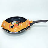 Надійна сковорода з антипригарним покриттям WELL DONE WD-1016B 26 см, Сковорода фірмова XC-85, фото 4