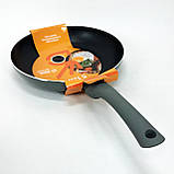 Сковорода зручна для приготування, Сковорода з антипригарним покриттям зручна на кухню JL-31, фото 7