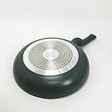 Сковорода алюмінієва з антипригарним покриттям WELL DONE WD-1014W 24 см, Сковорода зручна на кухню UV-91, фото 10