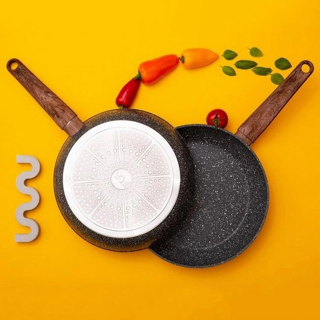 Зручна сковорода для індукційної плити, Сковорода антипригарна індукційна Зручна для дому GC-34, фото 1