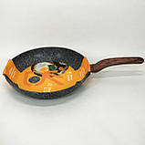 Зручна сковорода для індукційної плити, Сковорода антипригарна індукційна Зручна для дому GC-34, фото 2