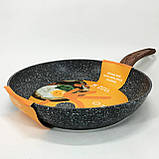 Зручна сковорода для індукційної плити, Сковорода антипригарна індукційна Зручна для дому GC-34, фото 3