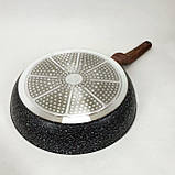 Зручна сковорода для індукційної плити, Сковорода антипригарна індукційна Зручна для дому GC-34, фото 6