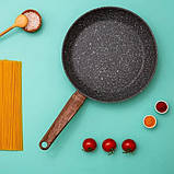 Зручна сковорода для індукційної плити, Сковорода антипригарна індукційна Зручна для дому GC-34, фото 7