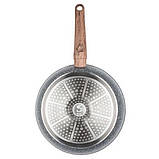 Зручна сковорода для індукційної плити, Сковорода антипригарна індукційна Зручна для дому GC-34, фото 8