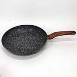 Зручна сковорода для індукційної плити, Сковорода антипригарна індукційна Зручна для дому GC-34, фото 9