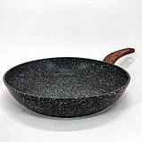 Зручна сковорода для індукційної плити, Сковорода антипригарна індукційна Зручна для дому GC-34, фото 10