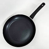 Глибока сковорода для кухні Con Brio СВ-2822 28 см, Сковорода для готування на індукційній плиті IA-72, фото 9