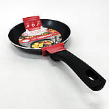 Алюмінієва каструля-сковорода Con, Сковорода глибока для дому, Сковорода зручна для приготування EG-54, фото 4