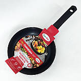 Алюмінієва каструля-сковорода Con, Сковорода глибока для дому, Сковорода зручна для приготування EG-54, фото 8