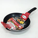 Алюмінієва каструля-сковорода Con, Сковорода глибока для дому, Сковорода зручна для приготування EG-54, фото 9