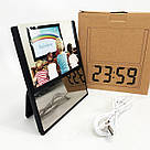 Годинник настільний цифровий електронний led DS-6608, Класичний настільний годинник YS-37, фото 7