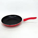 Зручна у використанні сковорода, Сковорода глибока алюміній, Міцна сковорідка з антипригарним покриттям QS-27, фото 3