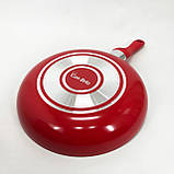 Зручна у використанні сковорода, Сковорода глибока алюміній, Міцна сковорідка з антипригарним покриттям QS-27, фото 5