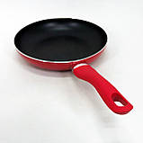 Зручна у використанні сковорода, Сковорода глибока алюміній, Міцна сковорідка з антипригарним покриттям QS-27, фото 9