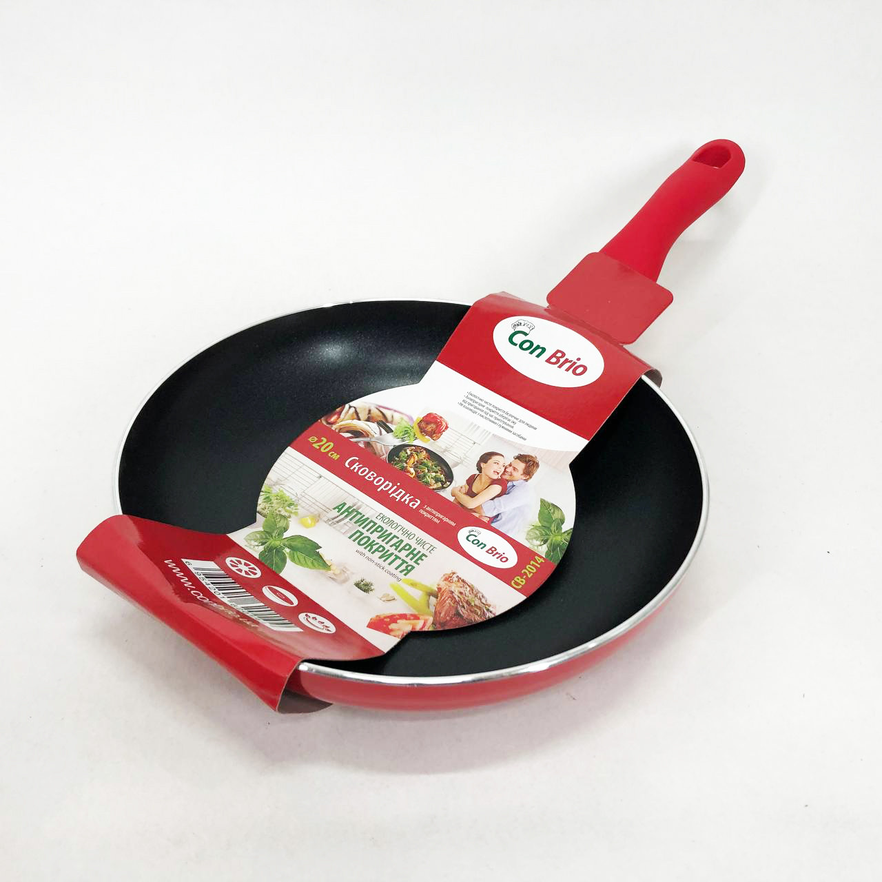 Зручна сковорода для дому Con, Довговічні сковорідки, Практична сковорода для кухні WR-70, фото 1
