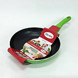 Сковорода зручна для кухні Con Brio CB-2014 20 см, Сковорода з товстим дном, Якісні кухонні сковорідки RX-92, фото 2