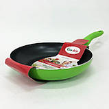 Сковорода зручна для кухні Con Brio CB-2014 20 см, Сковорода з товстим дном, Якісні кухонні сковорідки RX-92, фото 8
