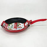 Сковорода алюмінієва з антипригарним покриттям Con, Сковороди без масла, Сковорода кухонна для кухні GA-22, фото 2