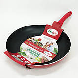 Сковорода алюмінієва з антипригарним покриттям Con, Сковороди без масла, Сковорода кухонна для кухні GA-22, фото 10