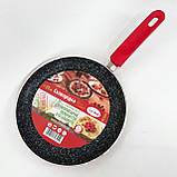 Пательня для дому, Зручна сковорідка для будинку, Довговічні пательні, Сковорідка зручна на кухню YK-75, фото 3