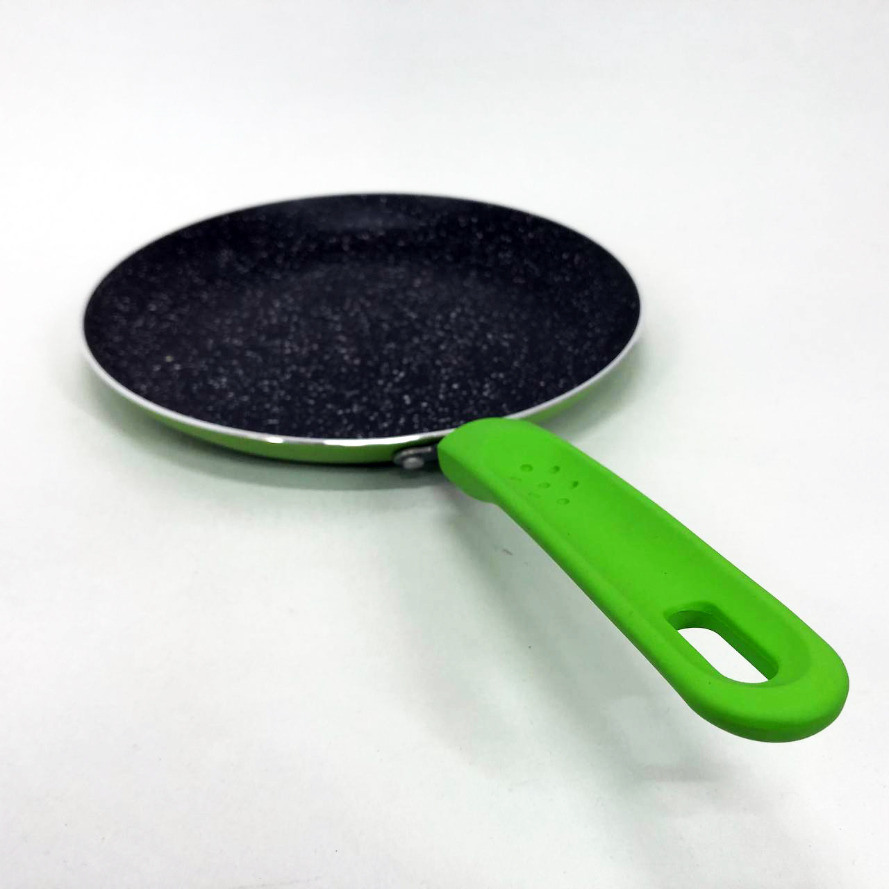 Алюмінієві пательні з антипригарним покриттям Con Brio СВ-2324 23 см, Емальована сковорідка для гриля QM-98, фото 1