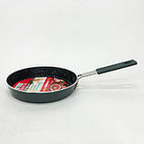 Надійна сковорода з антипригарним покриттям Con, Сковорода фірмова, Практична сковорідка VM-16, фото 6
