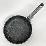 Сковорода для любителів готувати Con Brio CB-2011 20 см, Сковорода без рослинної олії YV-57, фото 5