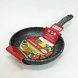 Сковороди з покриттям від пригорання Con Brio СВ-1811 18 см, Сковорода для запікання в духовці BY-51, фото 7