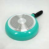 Сковорода алюмінієва поглиблена Magio, Якісна сковорода для дому, Сковороди для індукції ME-34, фото 8